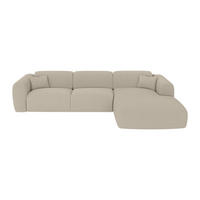 SCHLAFSOFA - 5 Personen - Stoff - Beige - - Beige, Textil (299/73/165cm) - Vente-Unique