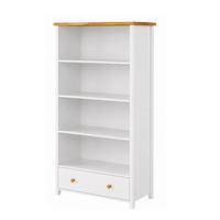 STANDREGAL STORY 2 - Eichefarben/Weiß, Holzwerkstoff (85/171/42cm) - Meblini