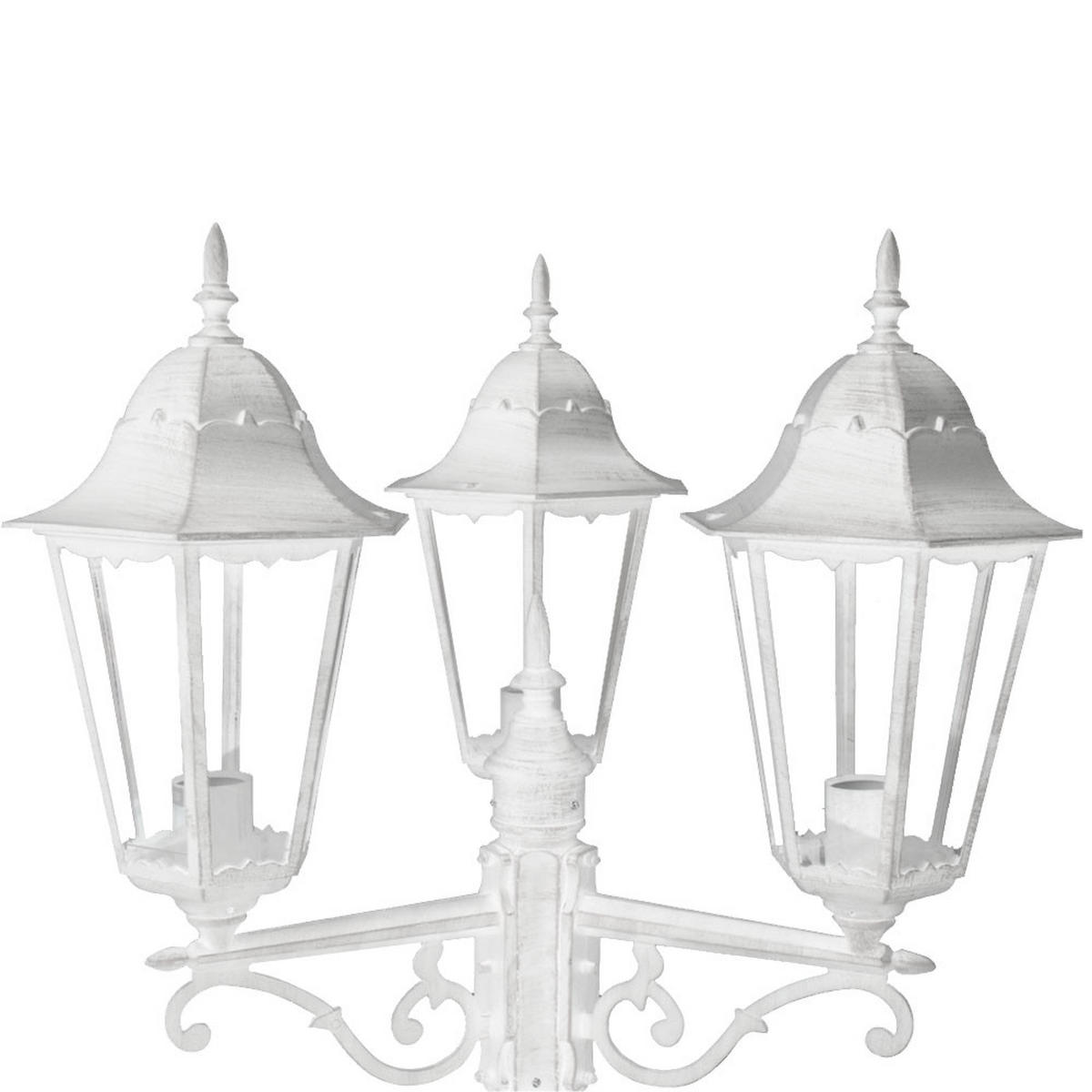 RGB LED STEHLEUCHTE NORDERNEY Weiß - Weiß, Metall (58/55/220cm)