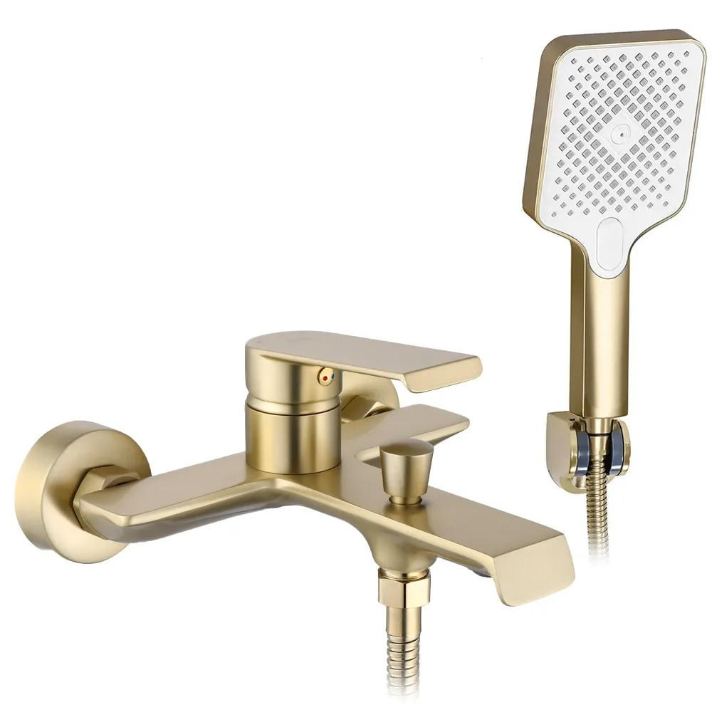 WANNENARMATUR Rea Hass Brush Gold - Goldfarben, Metall (20/10/21cm) - REA