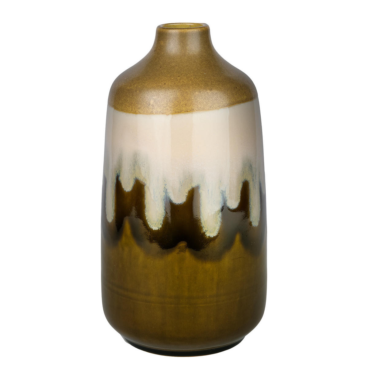 VASE Seventies - Olivgrün, Keramik (25cm) - Butlers
