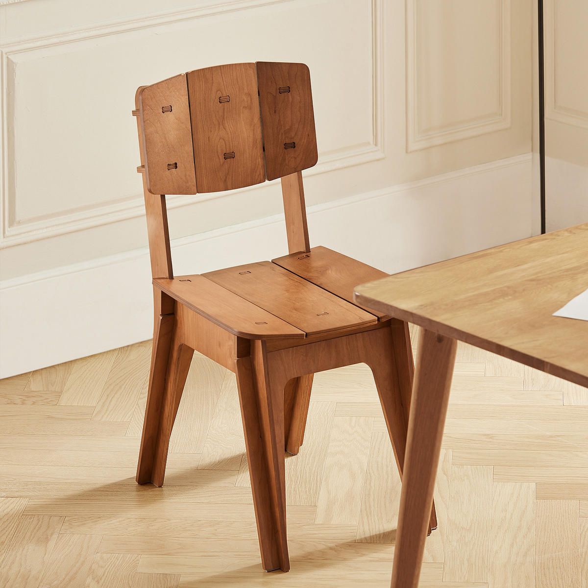 STUHL Braun - Braun, Holz (45/86/61cm) - SoBuy