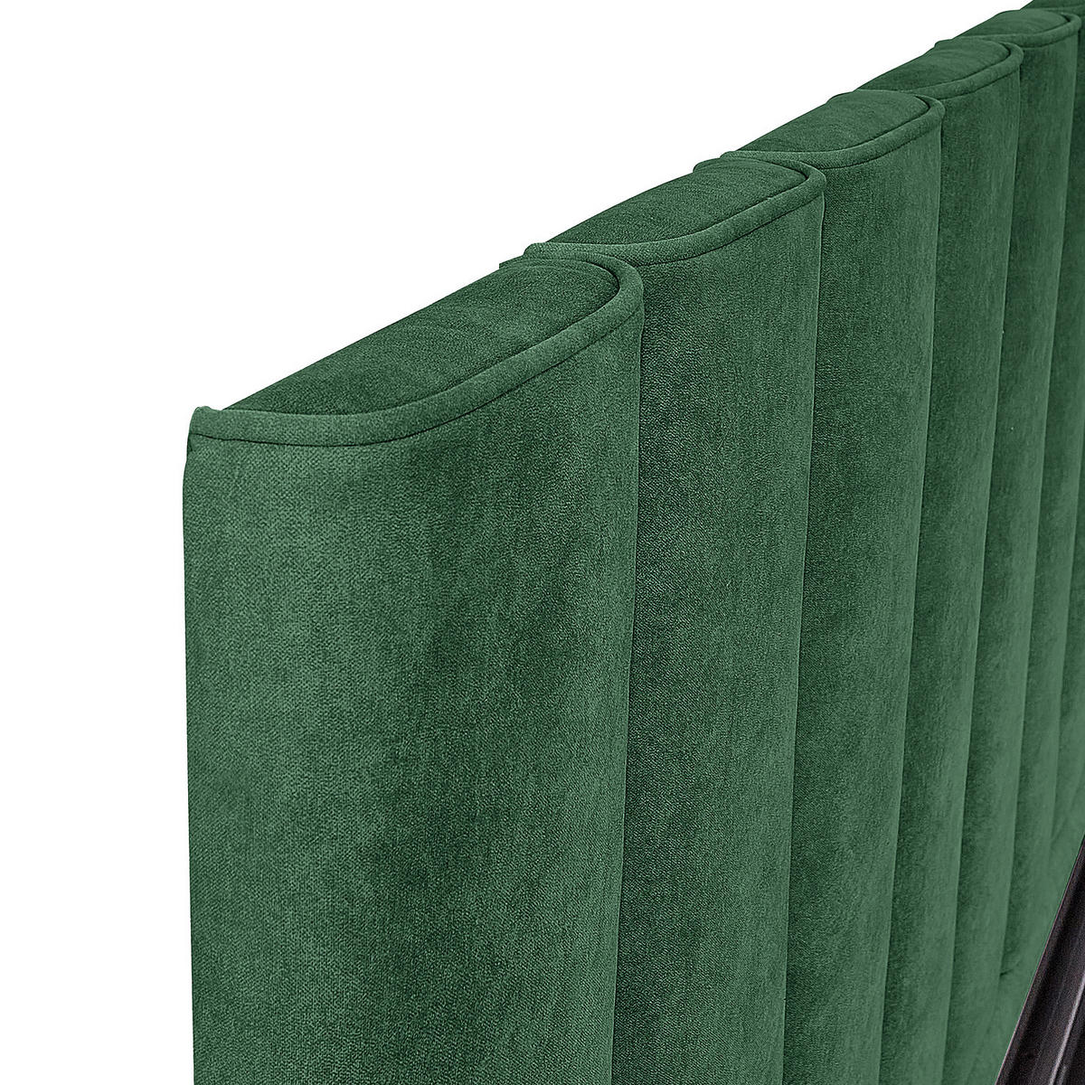 POLSTERBETT - Grün, Textil (180/200cm) - home24