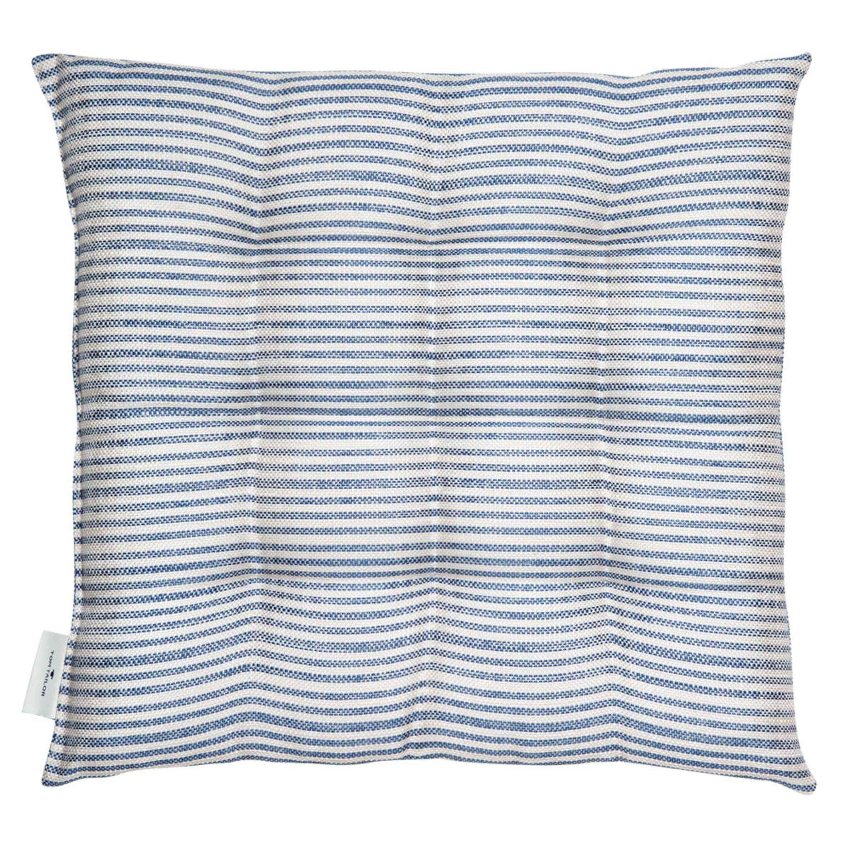 SITZKISSEN 4er Sparset FRESHSTRIPE4ER - Titanfarben, Textil (40/40/5cm) - Tom Tailor