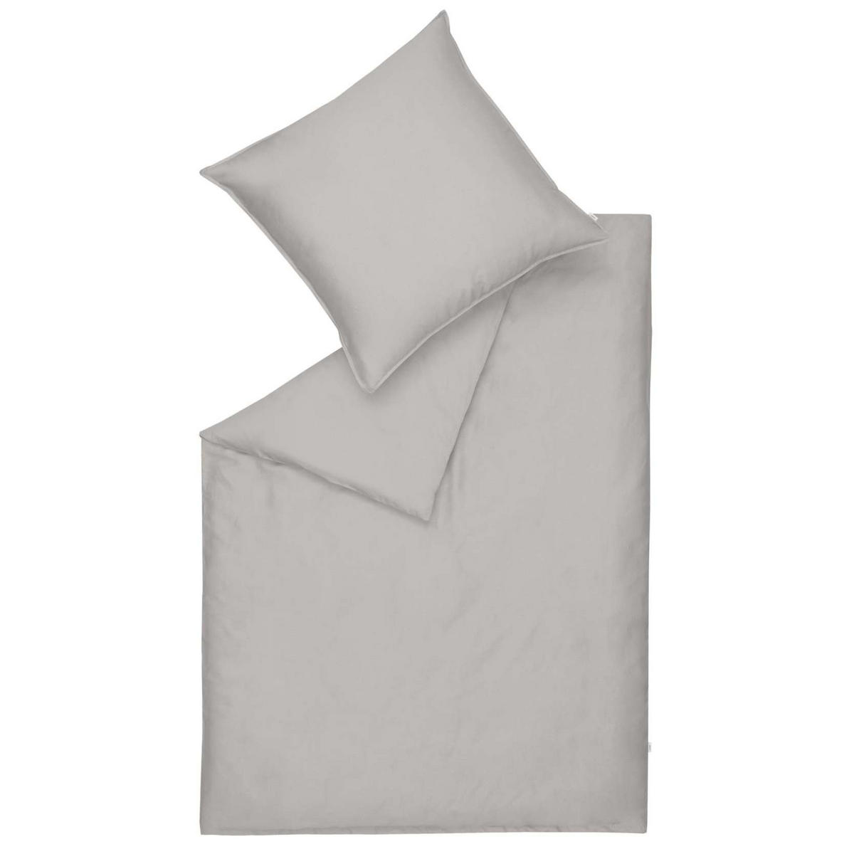 GANZJAHRESBETTWÄSCHE WASHEDCOTTON - Grau, Textil (155/220cm) - Esprit