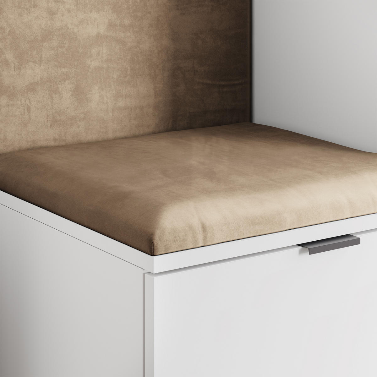 GARDEROBENSCHRANK VIRA 95/181/51 cm Modern Garderobe-Set Kaschmir - Kaschmir/Beige, Holzwerkstoff (95/181/51cm) - MASSENO