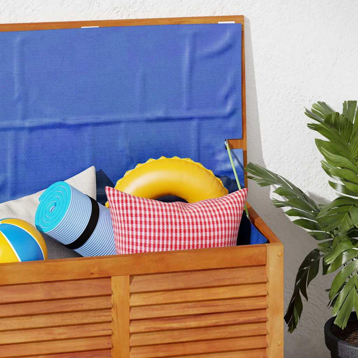 GARTENBOX Mit Lüftungsschlitzen 90/50/56 Cm Massivholz Akazie - Braun, Holz (50/56/90cm) - vidaXL