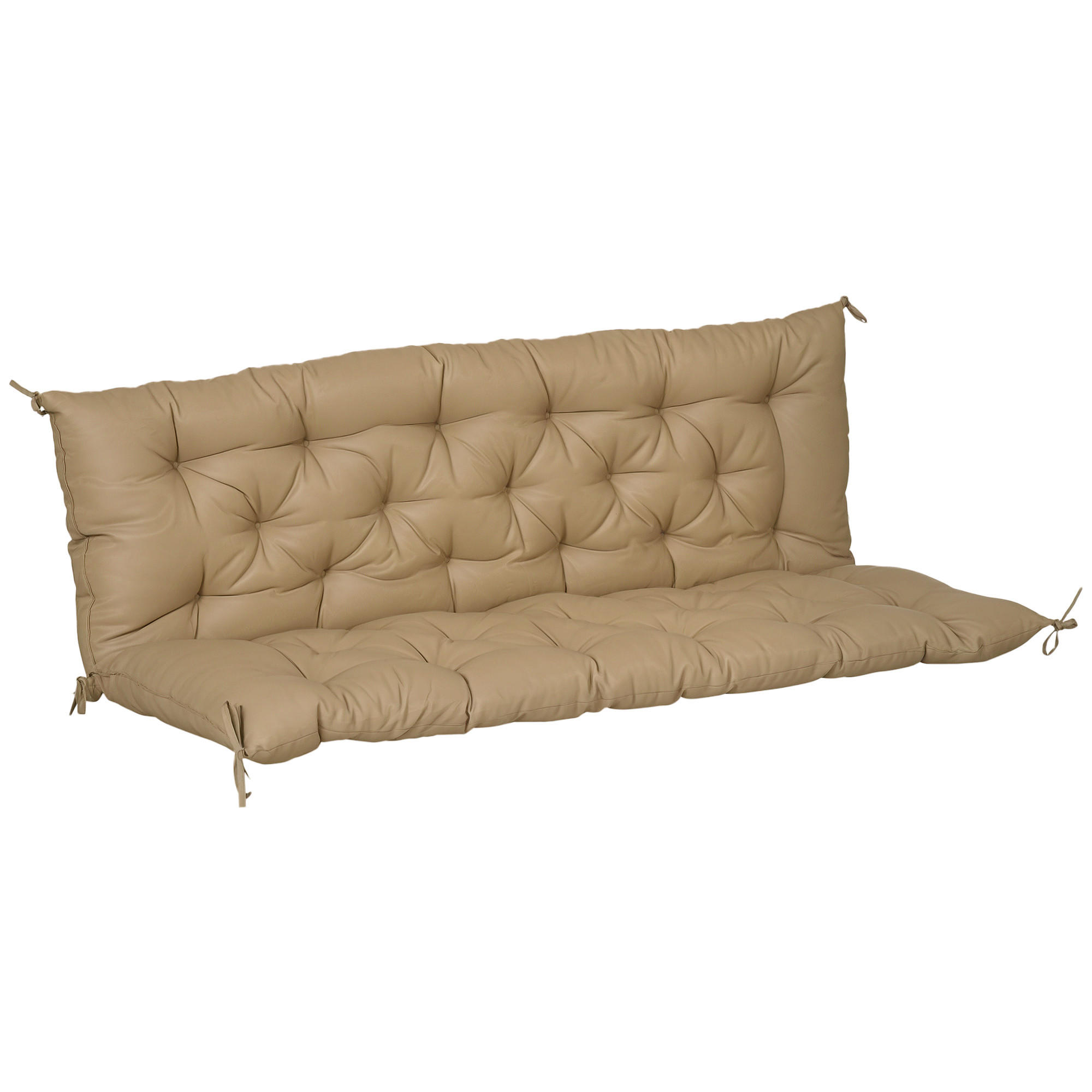 BANKAUFLAGE Khaki 150/98/8 cm - Taupe, Textil (150/8/98cm) - PANGIVO