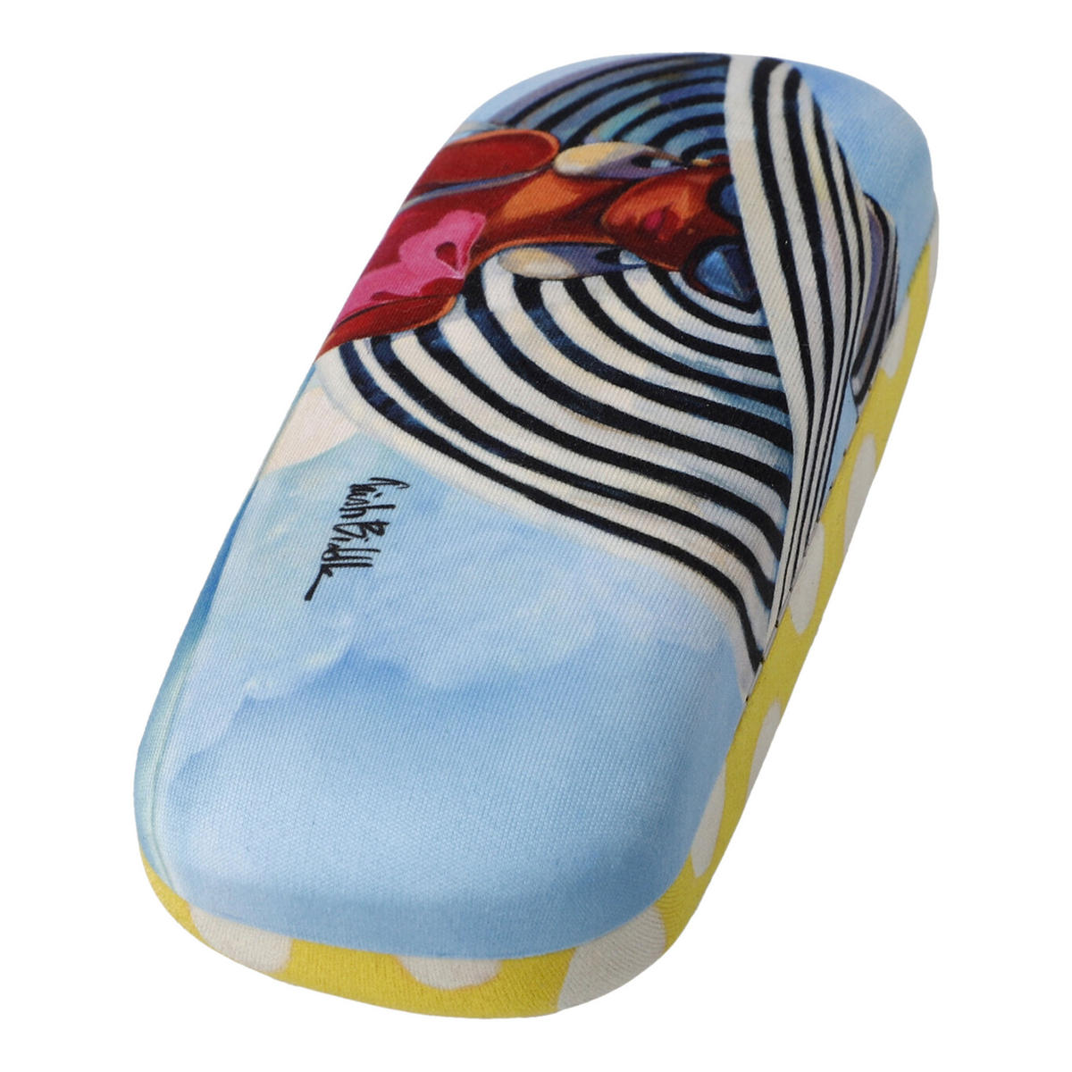 BRILLENETUI mit Tuch Trish Biddle - Summer Girl, Kunststoff, Bunt - Multicolor, Kunststoff (6/4.5/16cm) - Goebel