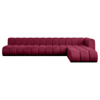 ECKSOFA modulares Sofa Darnel-L3 - 387x177x70 cm Bordeauxrot - Bordeaux, Holzwerkstoff/Textil (387/177cm) - ALTDECOR