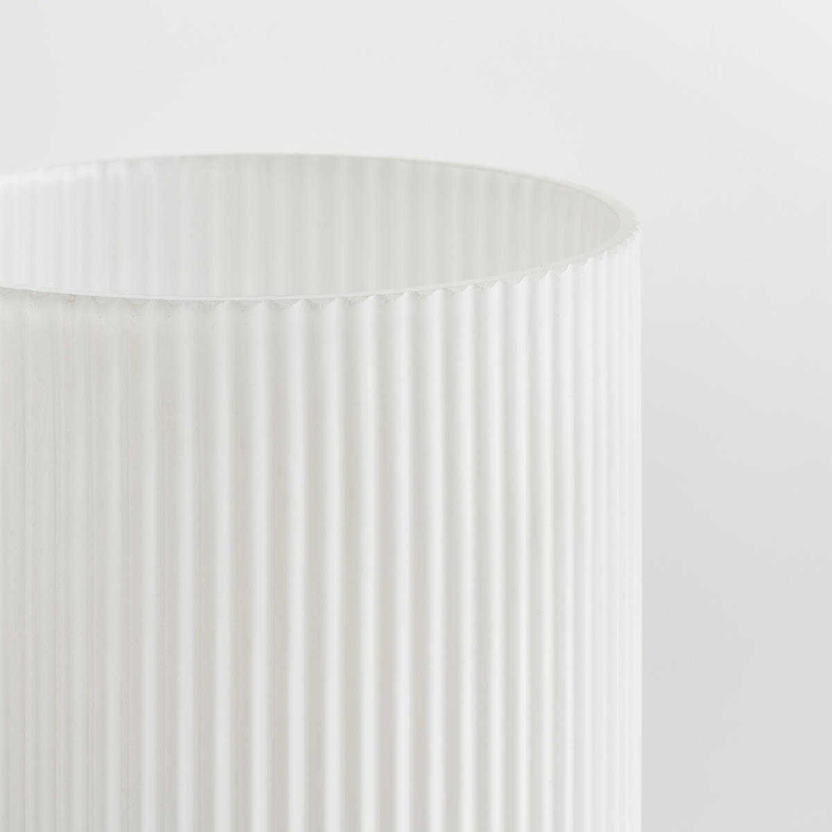 VASE Veer - Weiß, Glas (25cm) - home&you