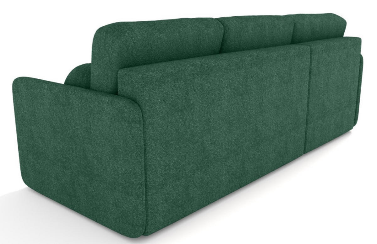 ECKSOFA Grün BLUMEN Boucle Rechts - Grün, Textil (212/142cm) - Sepro Meble