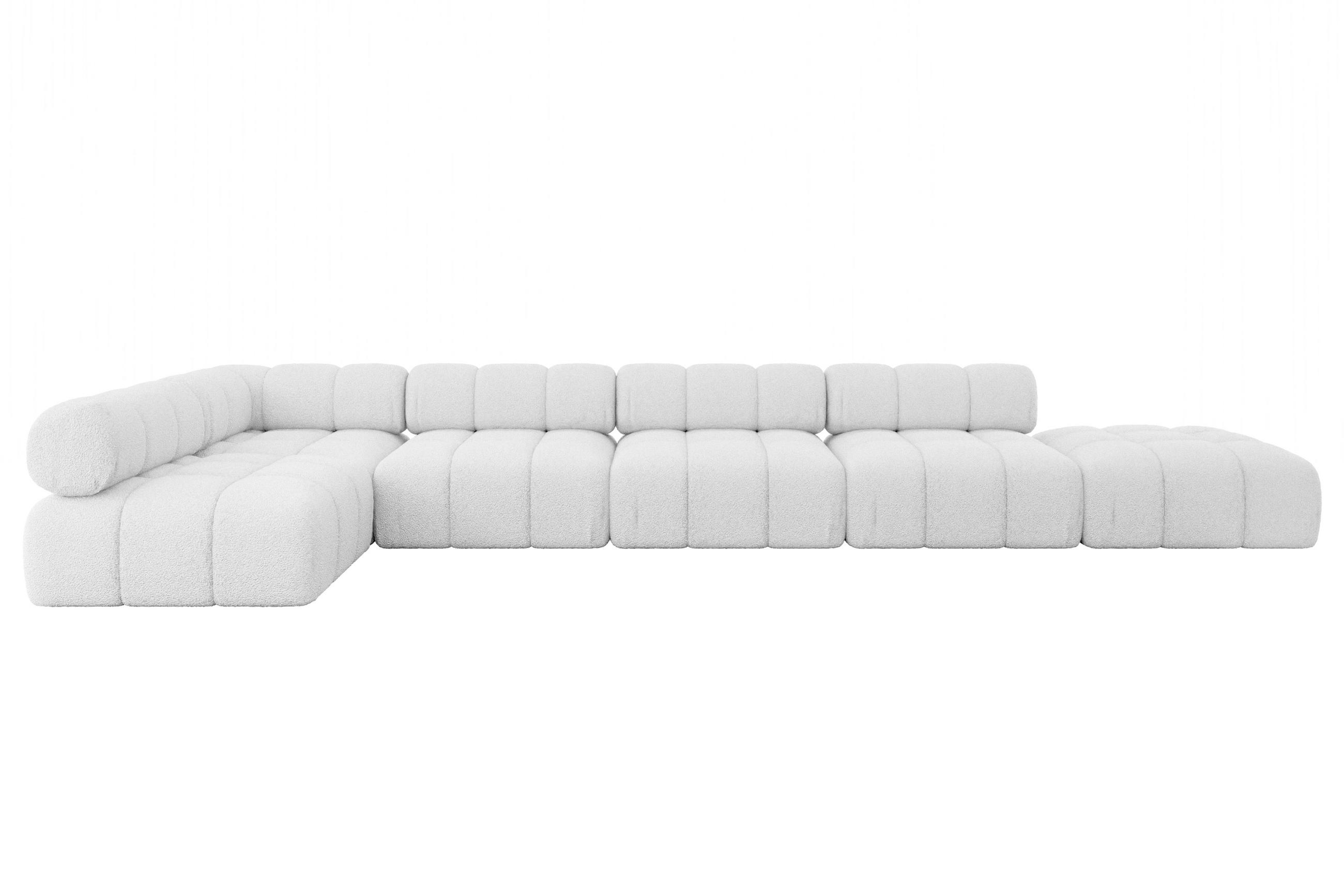 Altdecor Ecksofa Weiß 475x190 cm