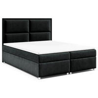 BOXBETT mit Bettkasten Trinity K-11 Bonellfederkern - Schwarz, Holz/Holzwerkstoff (140/200cm) - Best For Home