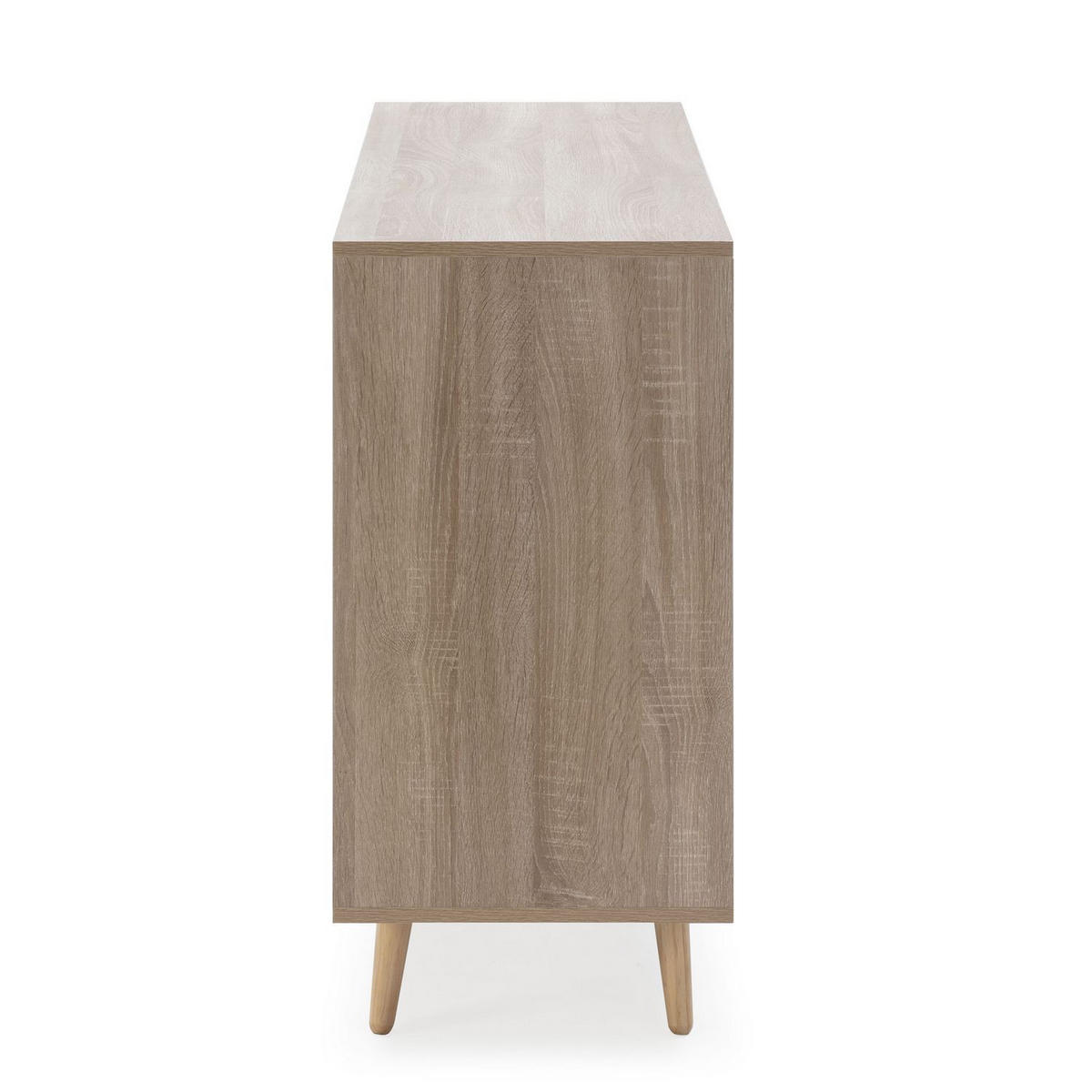 SIDEBOARD Dalia 2 Türen 3 Fächern Eichenfarbe - Honigeiche, Holzwerkstoff (120/76/38cm)