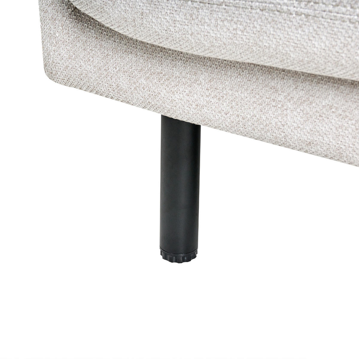 POHOVKA 3-místná Látka Světle béžová Vorgod - béžová, textil (221/76/84cm) - Beliani