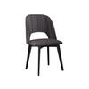 ESSZIMMERSTUHL Monti IV Pik Gerade - Schwarz/Grau, Holz/Textil (48/83/54cm) - MIRJAN24