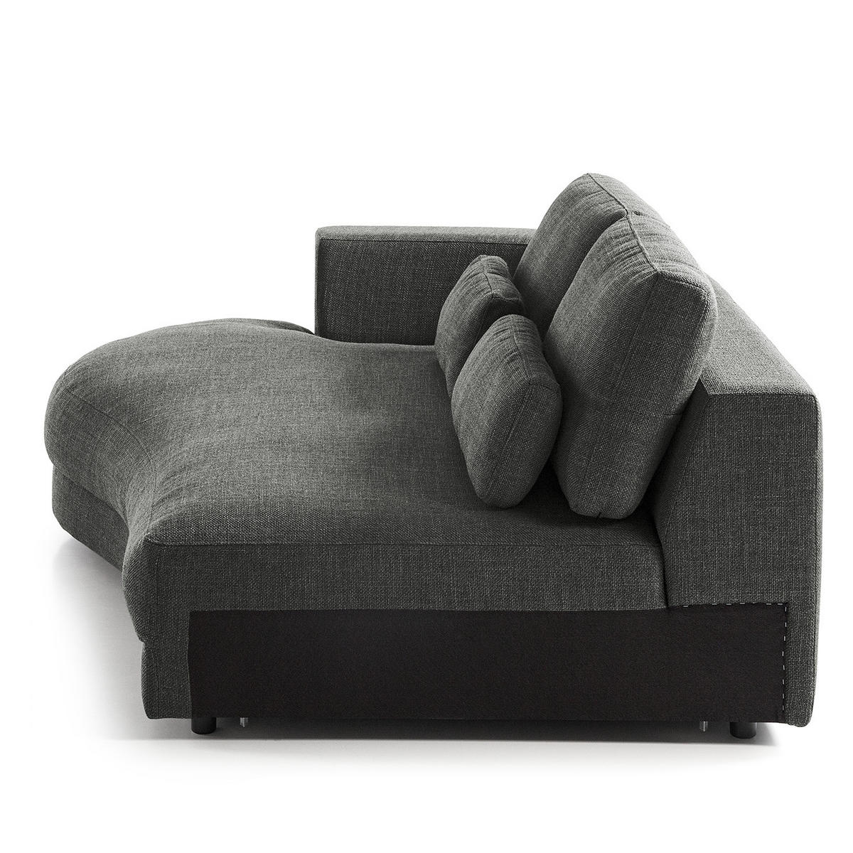 MODULLONGCHAIR - Grau, Textil (194/80/145cm) - home24