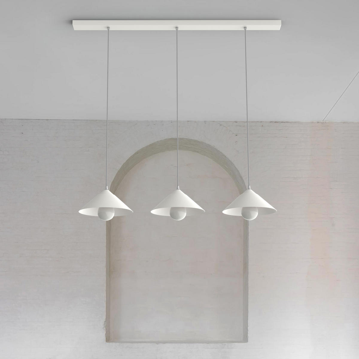 HÄNGELEUCHTE - Rot, Metall (25/100/120cm) - Lumicom