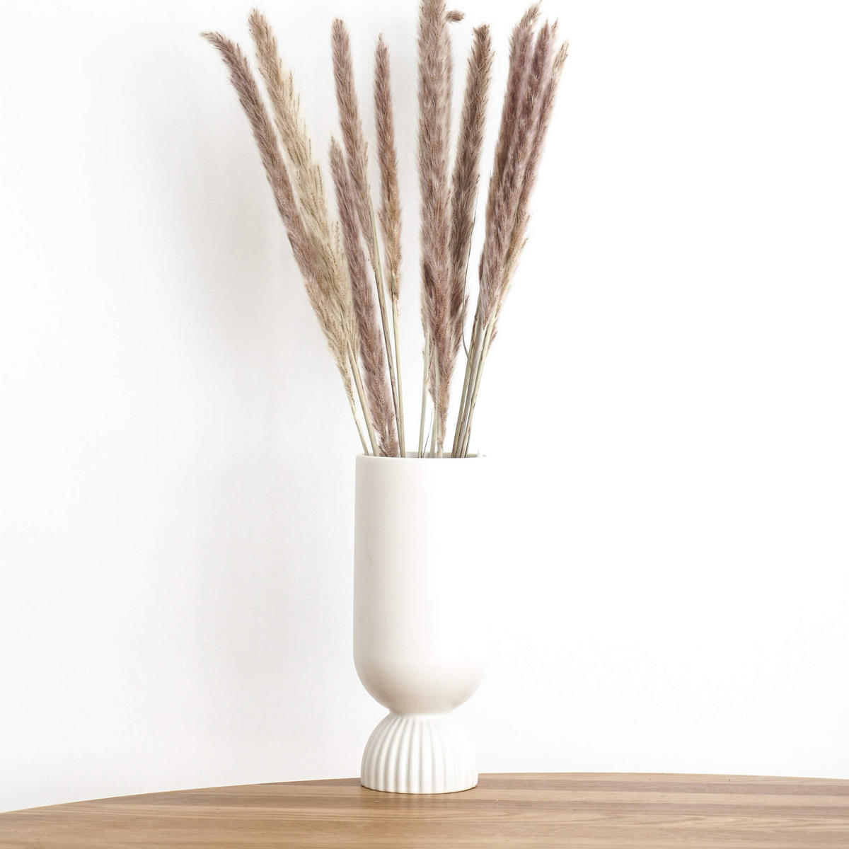 PAMPASGRAS Mini - weiß / Bund / 65 cm - Weiß, Naturmaterialien (65cm) - Lykke & You