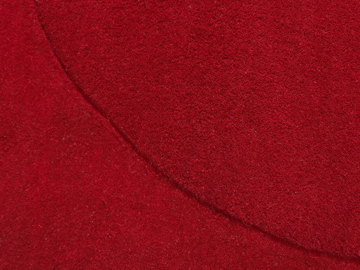 WOHNZIMMERTEPPICH - 230 cmcm x 160 cmcm - Stoff - Rot - ORUNI - Rot, Textil (230/160cm) - Vente-Unique