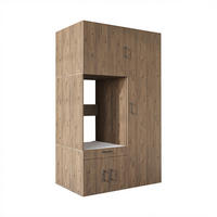 WASCHMASCHINENSCHRANK Serie 3 127cm Breit, 205cm Hoch - Eichefarben, Holzwerkstoff (127/205/67cm)