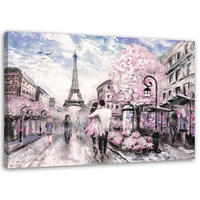 LEINWANDBILD Der Frühling in Paris - Grau, Textil (60/40cm) - Feeby