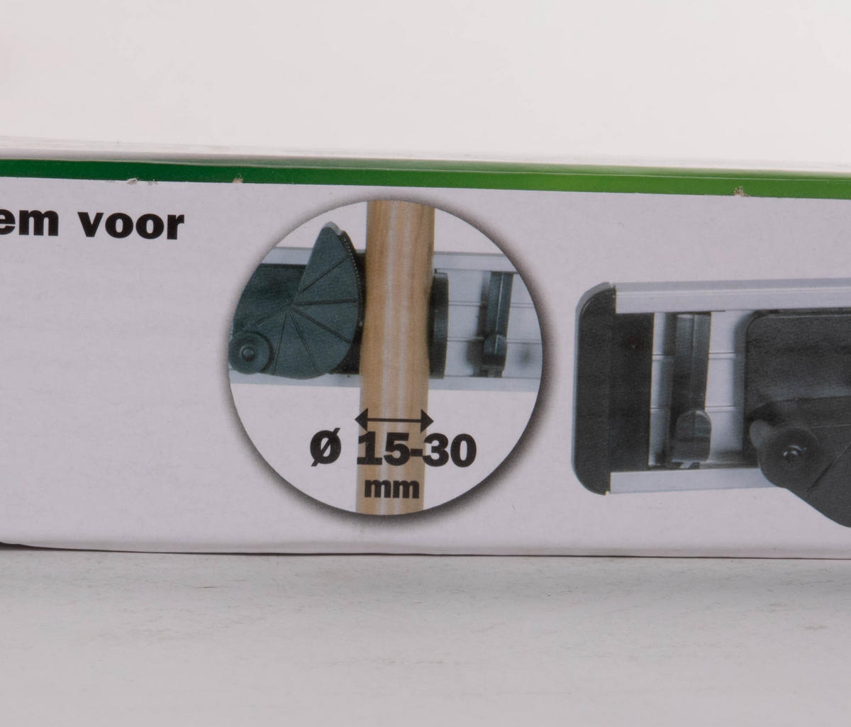 BÜRSTEN- UND MOPPHALTER Ribimex 38 cm - Anthrazit, Metall (6/4.5/38cm)