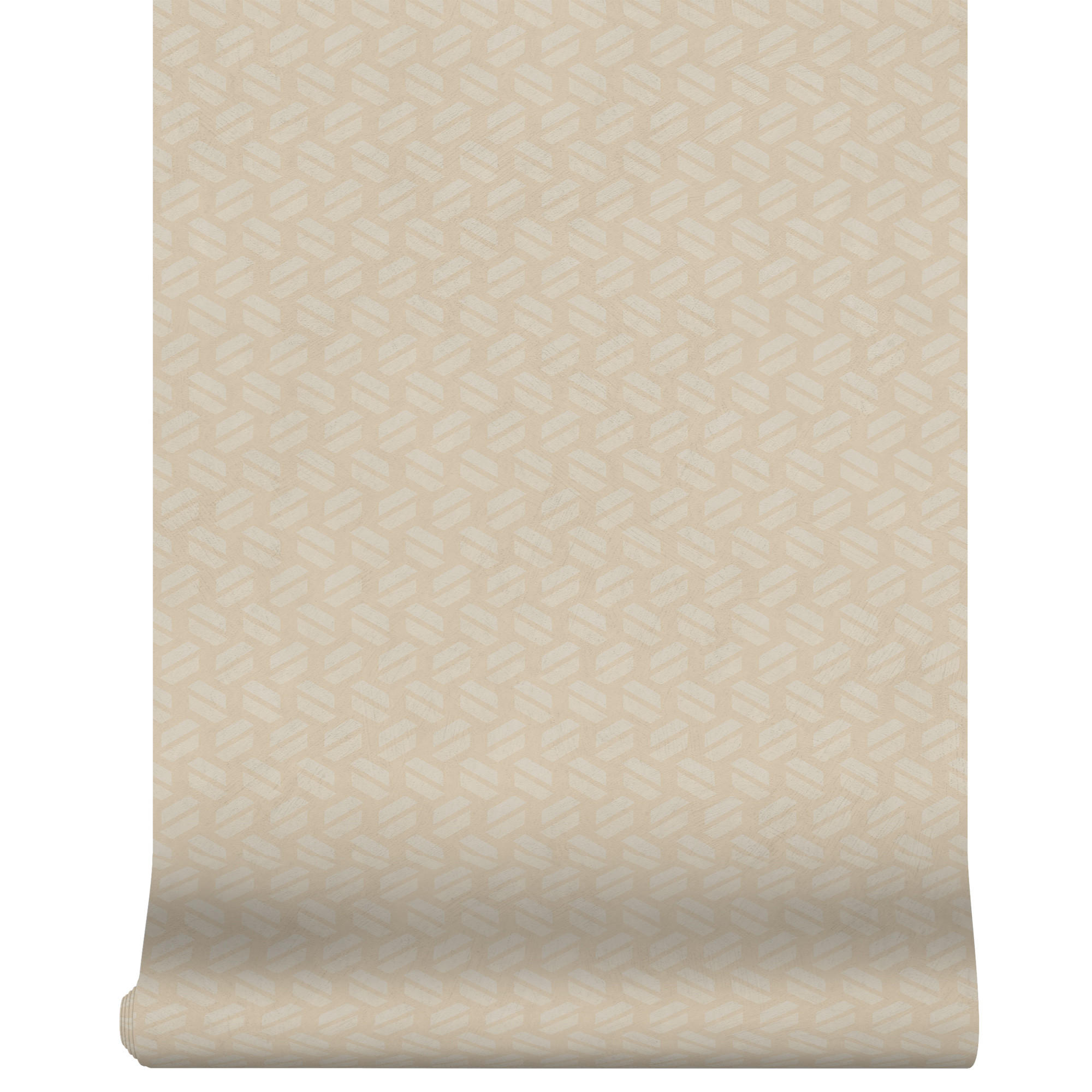 VLIESTAPETE - Myoka Sand - Sandfarben, Papier/Kunststoff (52/1000cm) - Graham & Brown