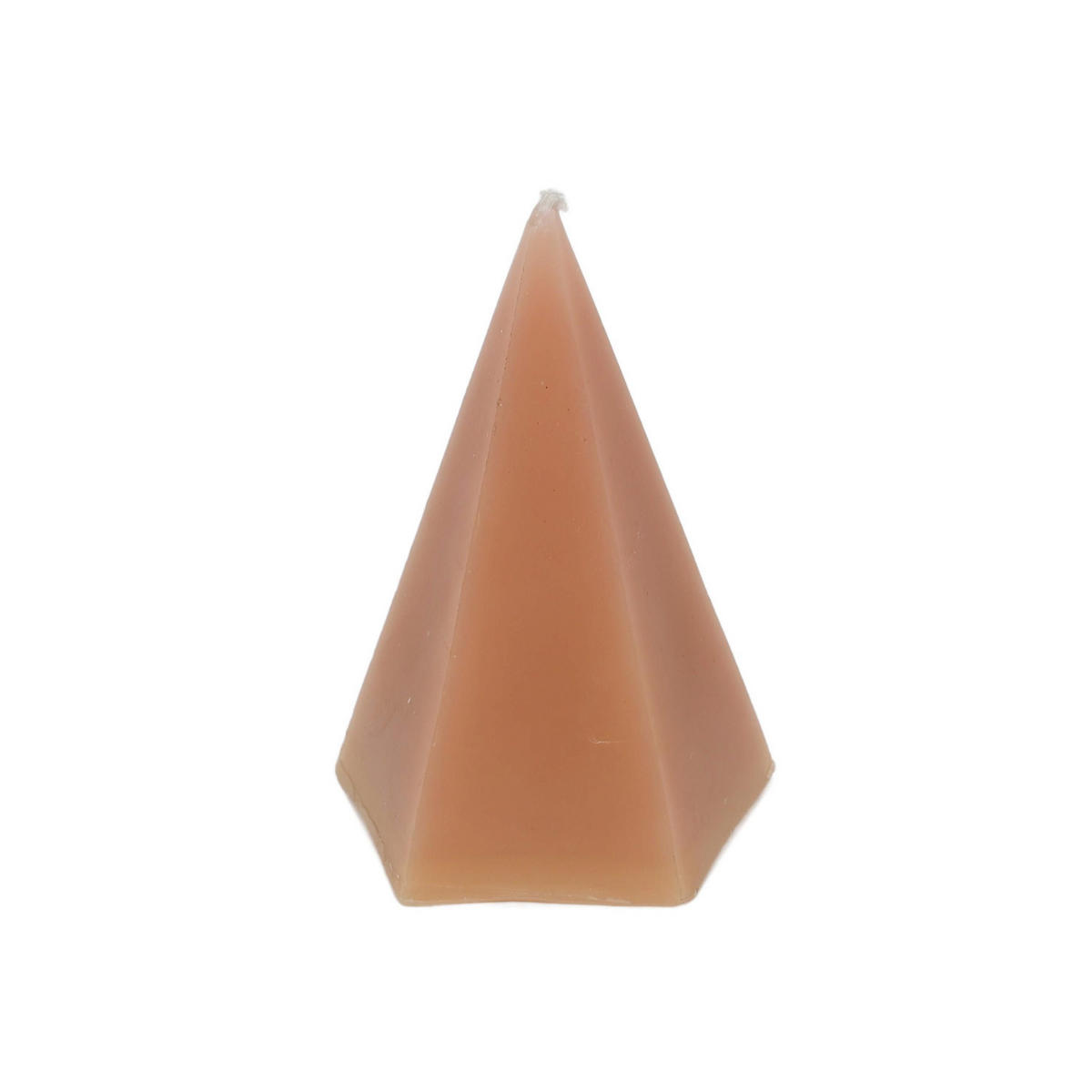 DEKO-KERZE pyramidenförmig Arty 7,4/7,4/12 cm - Rosa, Paraffin (7.4/12/7.4cm) - Homea
