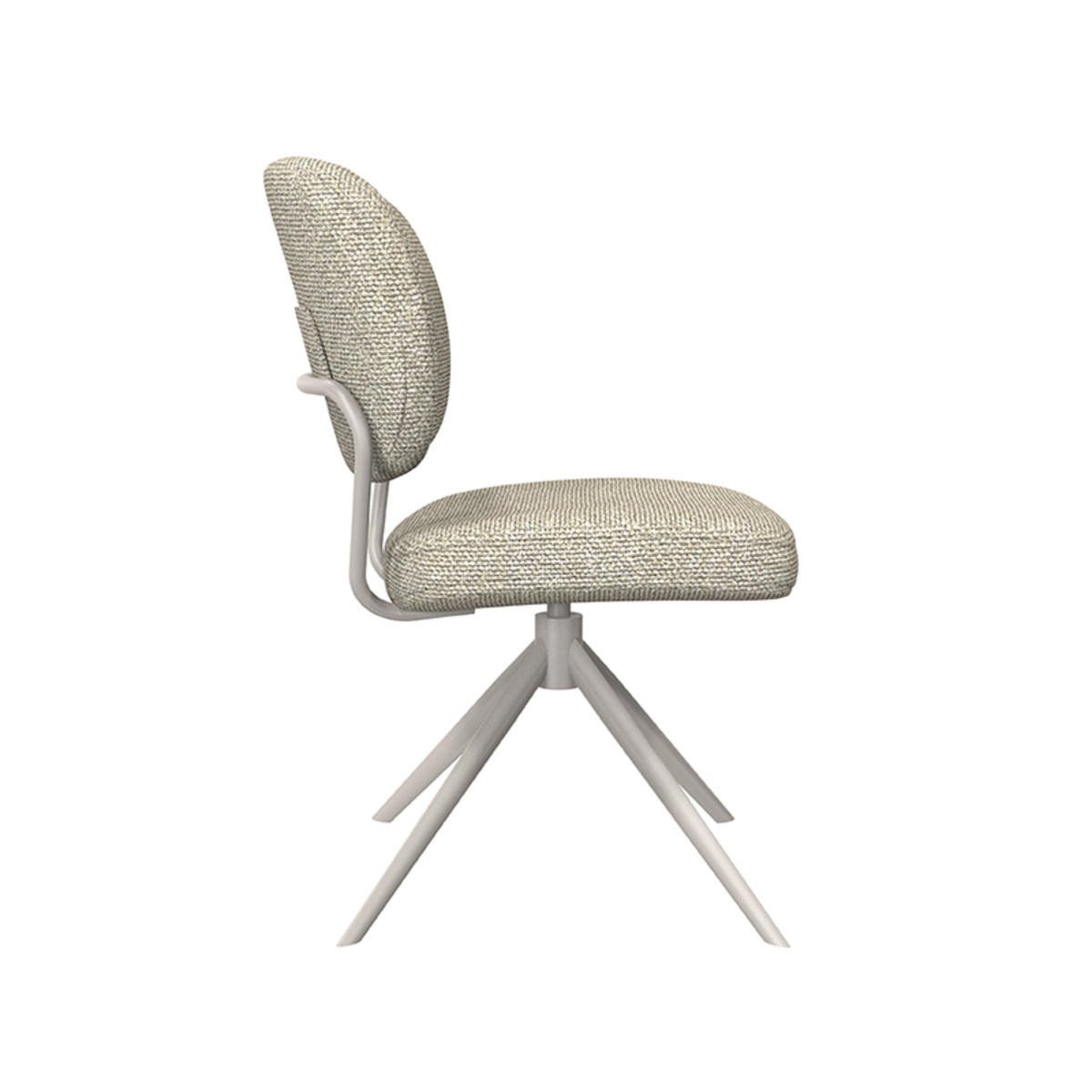 ESSZIMMERSTUHL Geneva Beige 63/49/90 cm 2er-Set - Creme, Textil (49/90/63cm) - LABEL51