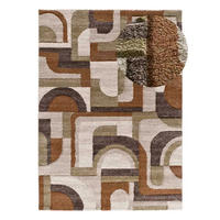 HOCHFLORTEPPICH Beige / Braun Teva 133/190 cm - Braun, Textil (133/190cm) - Atticgo