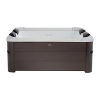 HALBFESTER Whirlpool - 6 Personen - Plastik - Braun - - Braun, Kunststoff (160/65/160cm) - Mspa