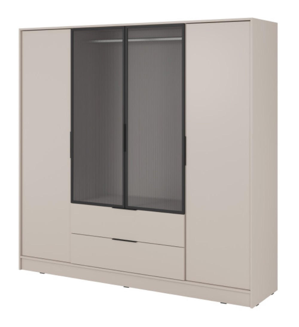Sepro Meble Schrank Beige 206x51x51 cm