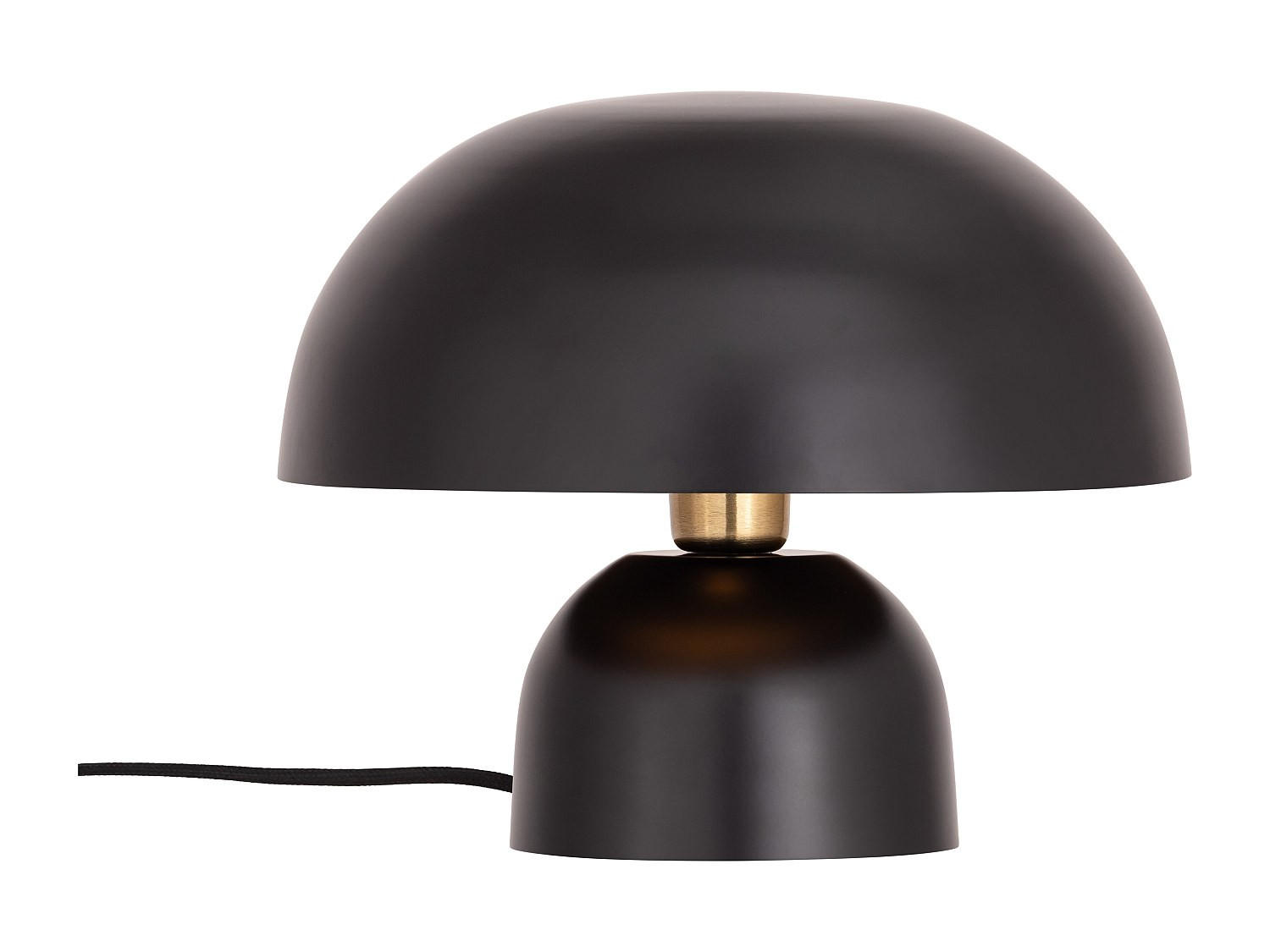 TISCHLAMPE - 31 cm x 31 cm - Metall - Schwarz SIDNEY - Schwarz, Metall (31/31/25cm) - Vente-Unique