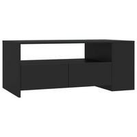 COUCHTISCH Schwarz 102x55x42 cm Holzwerkstoff - Schwarz, Holzwerkstoff (102/55/42cm) - furnicato