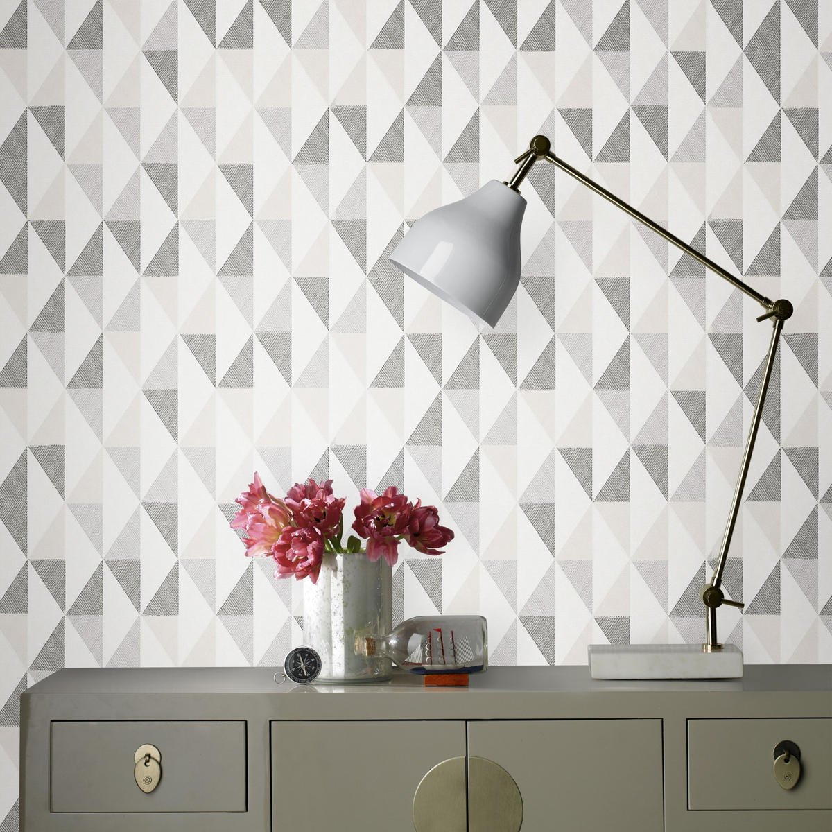 VLIESTAPETE Geo Linen 1000x52cm - Naturfarben, Papier/Kunststoff (52/1000cm) - Superfresco Easy