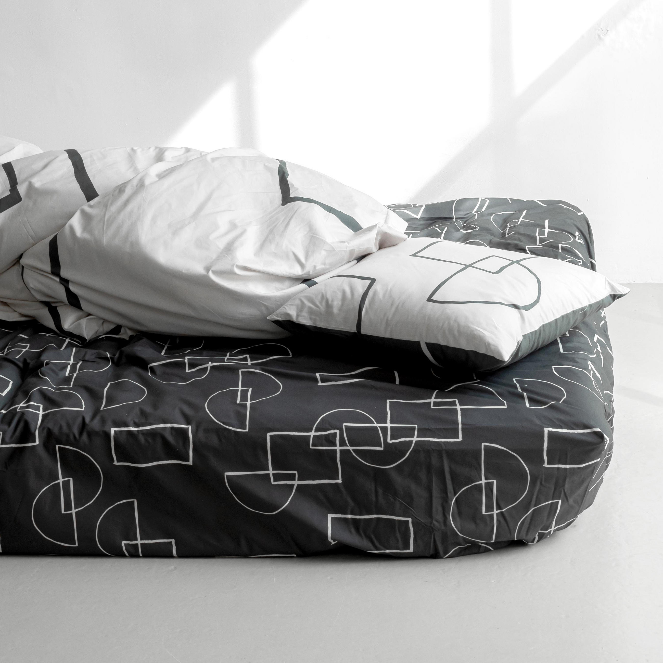 SPANNBETTTUCH serenity 180x200x32 cm mehrfarbig - Multicolor, Textil (180/200cm) - Happy Friday