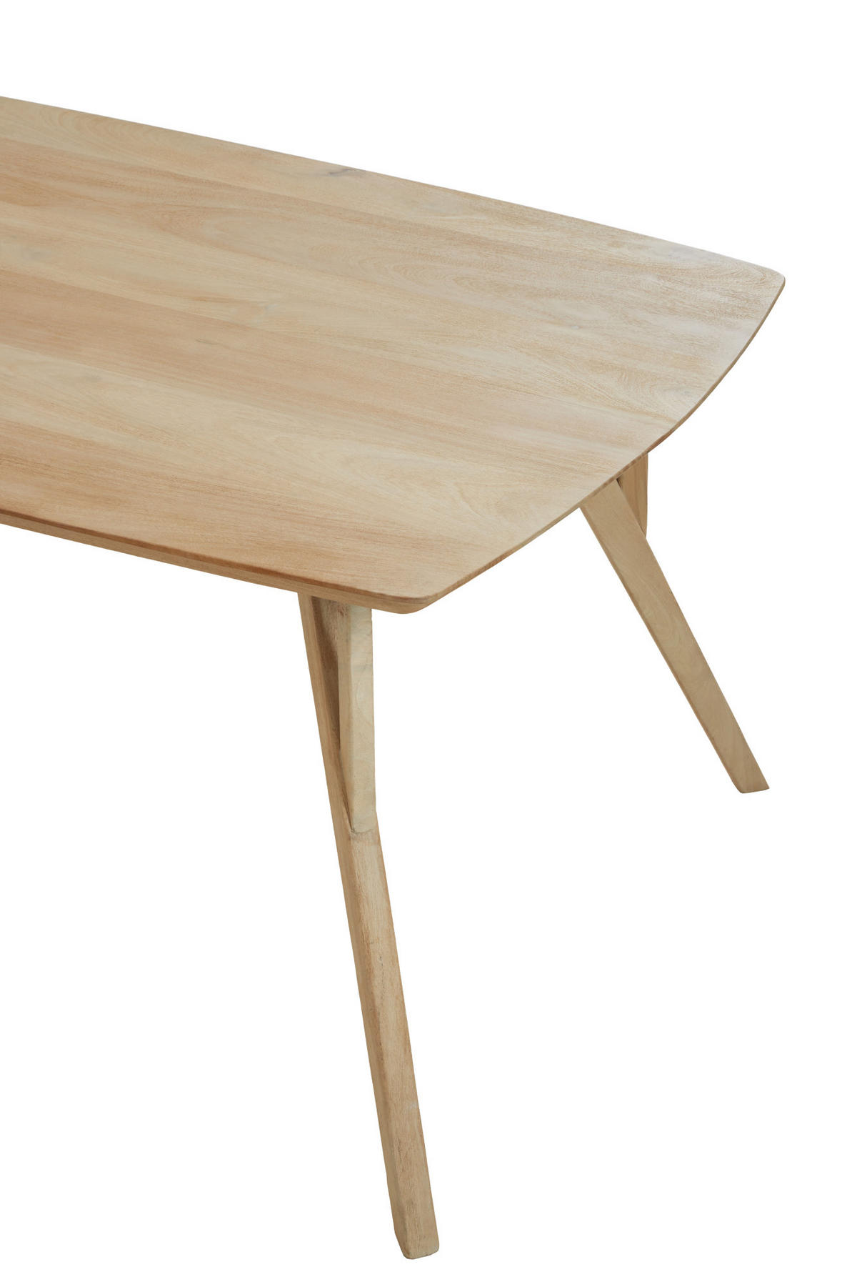 ESSTISCH Quenza Braun 200/100/76 cm - Hellbraun, Holz (200/100/76cm) - Light & Living