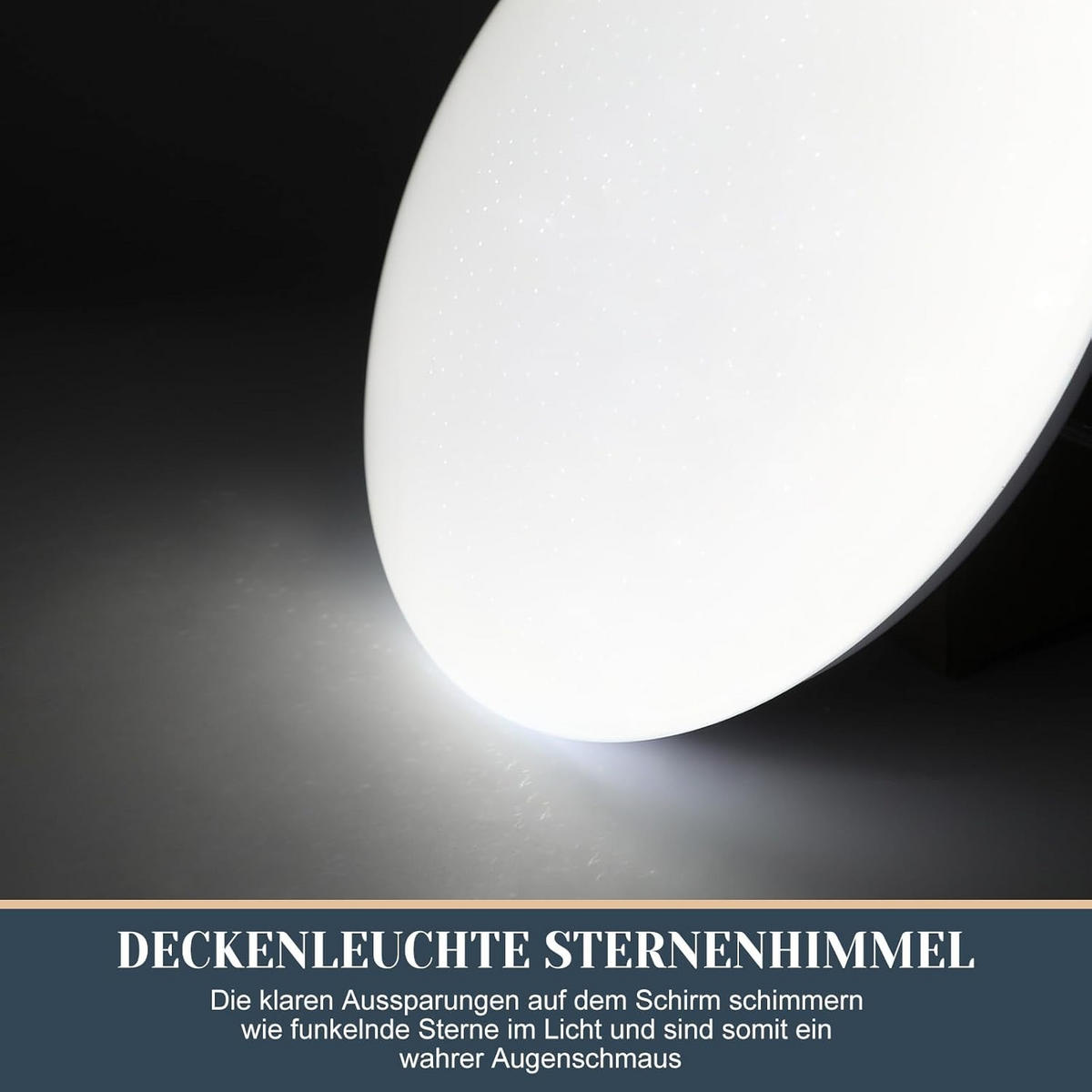 LED-DECKENLEUCHTE Windrunne 25.2/25.2/5.7cm - Weiß, Metall (25.2/25.2/5.7cm) - ZMH