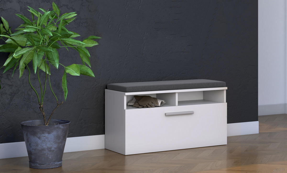SKŘÍŇ NA BOTY Bílá 85/45/35 - bílá, kompozitní dřevo (85/45/35cm) - RAUMHIRSCH FURNITURE