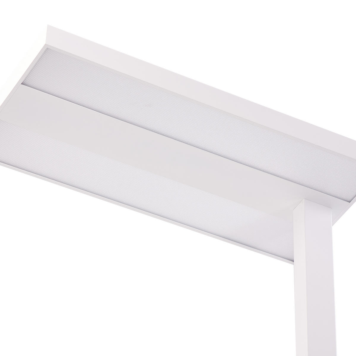 STEHLAMPE Taurus 61/29/197 cm - Weiß, Metall (61/29/197cm) - Beliani