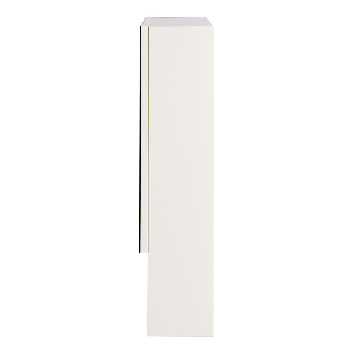 SPIEGELSCHRANK - Weiß, Holzwerkstoff (80/65/15cm) - home24