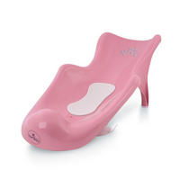 BABYBADEWANNE Einlage 10130490242 rosa Sterne Badewanneneinlage ab Geburt, Vakuumfüße, rutschfest - Rosa, Kunststoff (23/51cm) - Lorelli