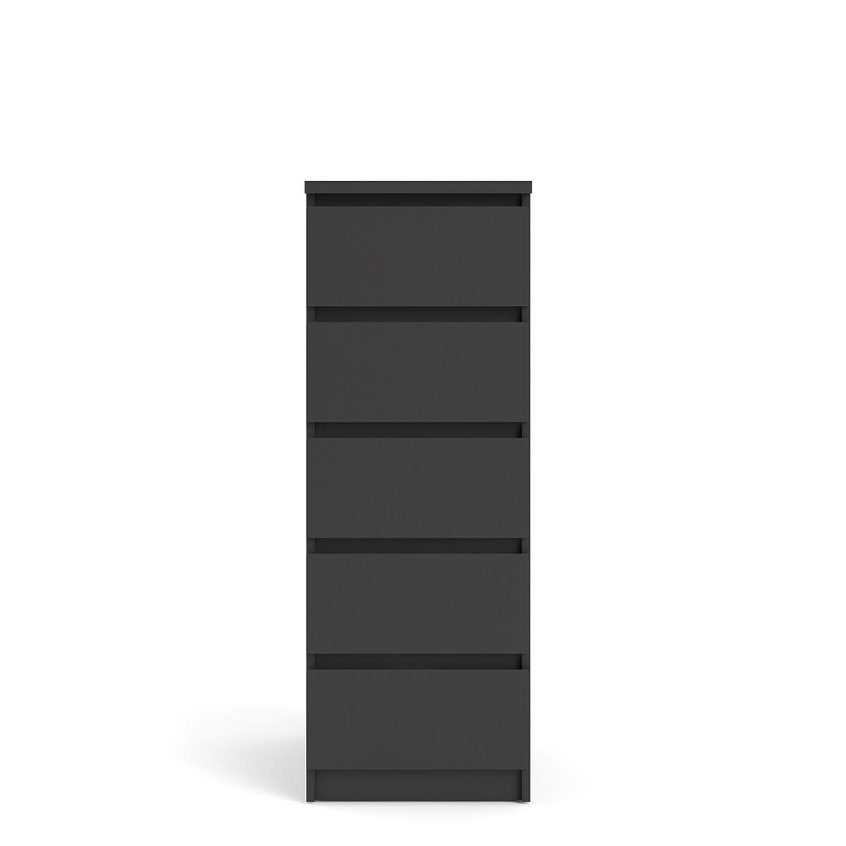 KOMMODE Schwarz - Schwarz, Holzwerkstoff (40/111/50cm) - ebuy24