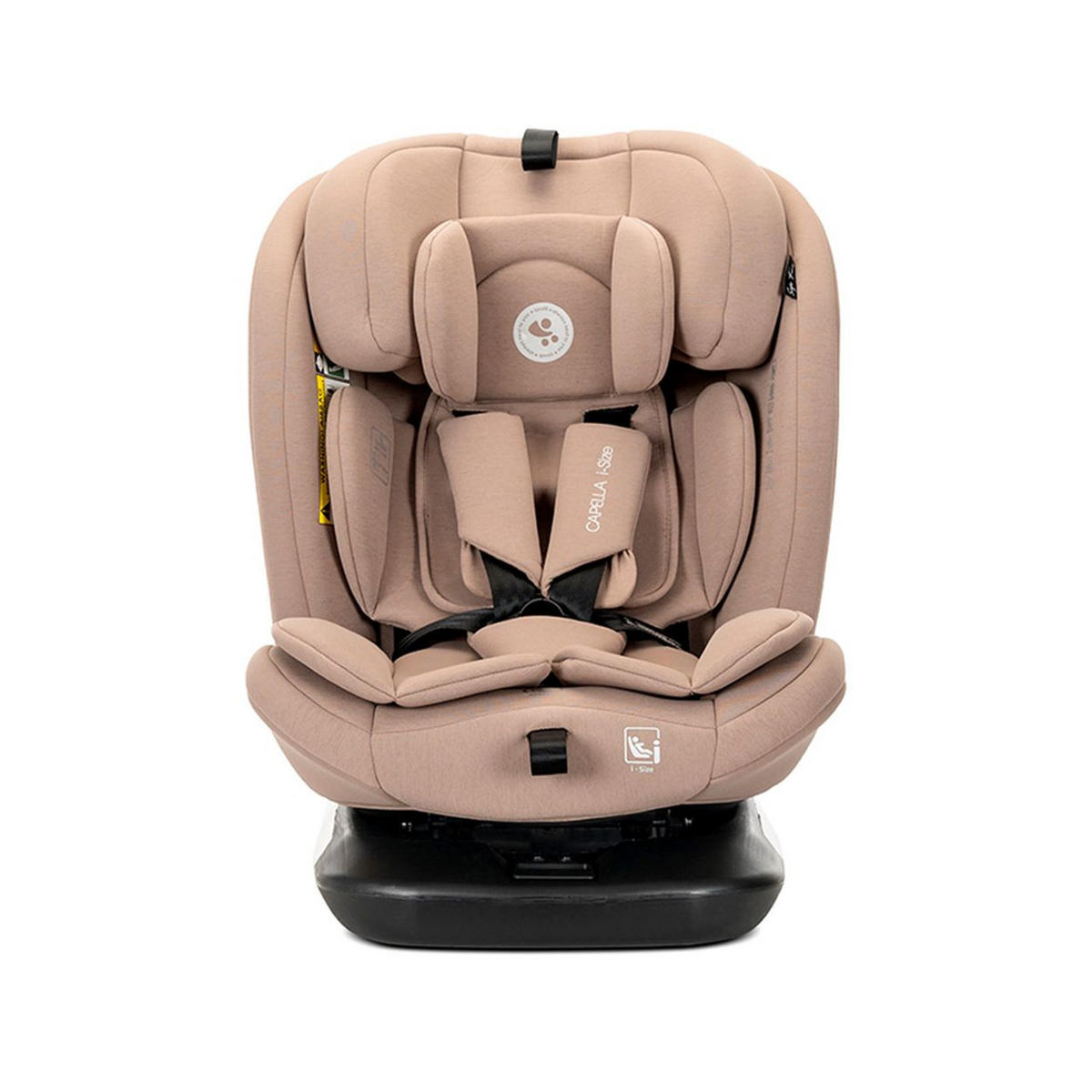 KINDERSITZ Capella 40 - 150cm beige Isofix Kopfkissen Kopfstütze verstellbar - Beige, Kunststoff (46/59/50cm) - Lorelli