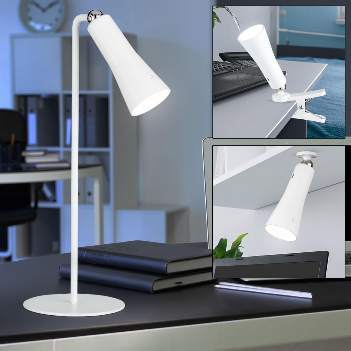 LED WANDLEUCHTE Weiß Modern - Weiß, Metall (12/35.5/12cm) - Wofi