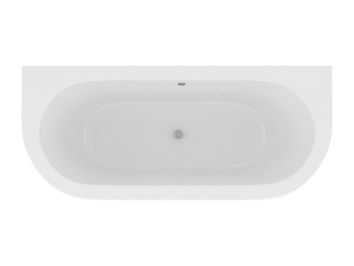 FREISTEHENDE Badewanne mit Füßen - 1 Person - Acryl - Weiß - Weiß, Kunststoff (170/62/74cm) - Vente-Unique