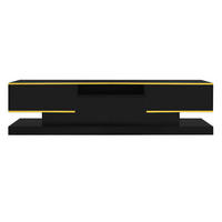 TV-SCHRANK 180/38/45 cm - Schwarz, Holzwerkstoff (38/45/180cm) - Raumix