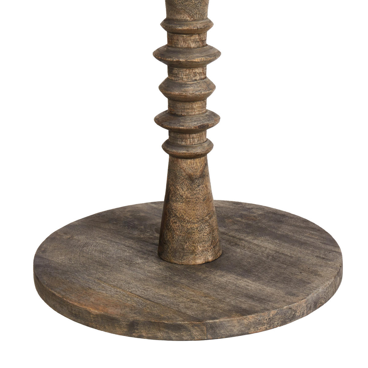 BEISTELLTISCH 2er-Set Mangoholz Dunkelbraun - Braun, Holz (45/45/48cm) - Beliani